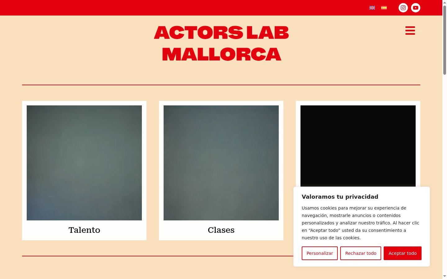 Capture d'écran de la bannière de consentement affichée avant toute interaction
