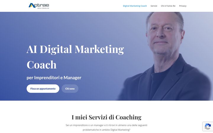 Screenshot di actrae.com