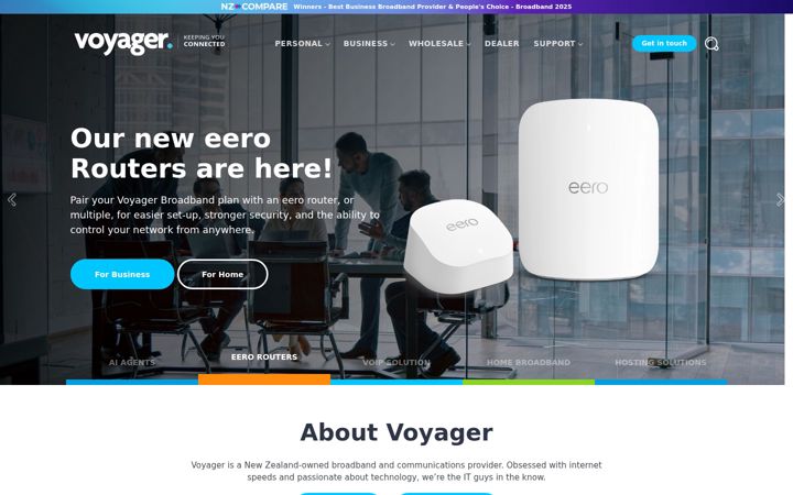 Screenshot of actrix.co.nz