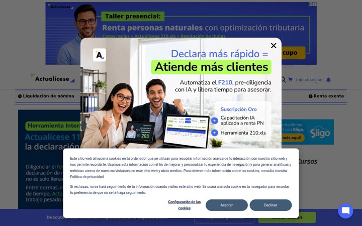 Screenshot of actualicese.com