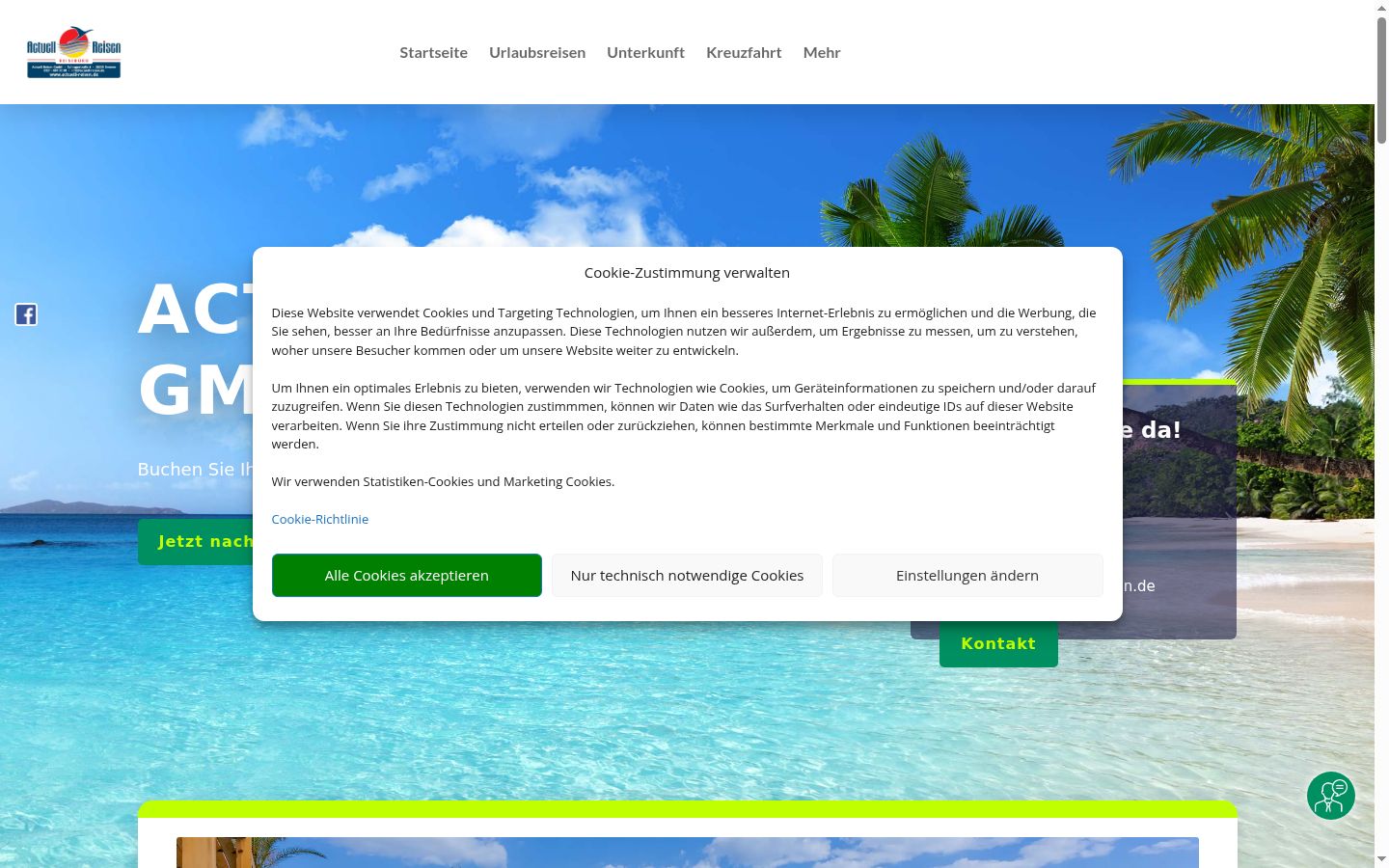 Sutikimo reklamjuostės, rodytos prieš bet kokią sąveiką, ekrano kopija