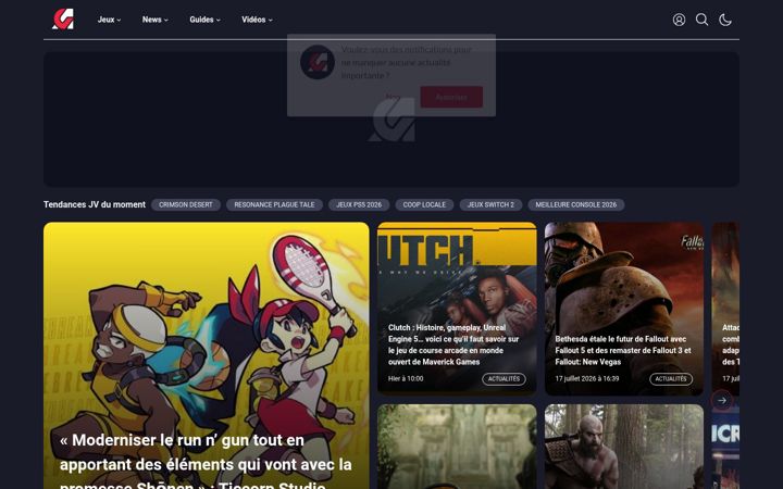 Screenshot of actugaming.net