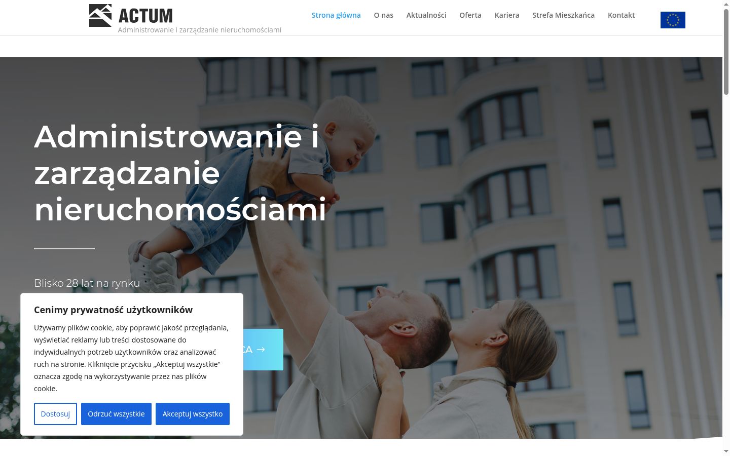 Sutikimo reklamjuostės, rodytos prieš bet kokią sąveiką, ekrano kopija