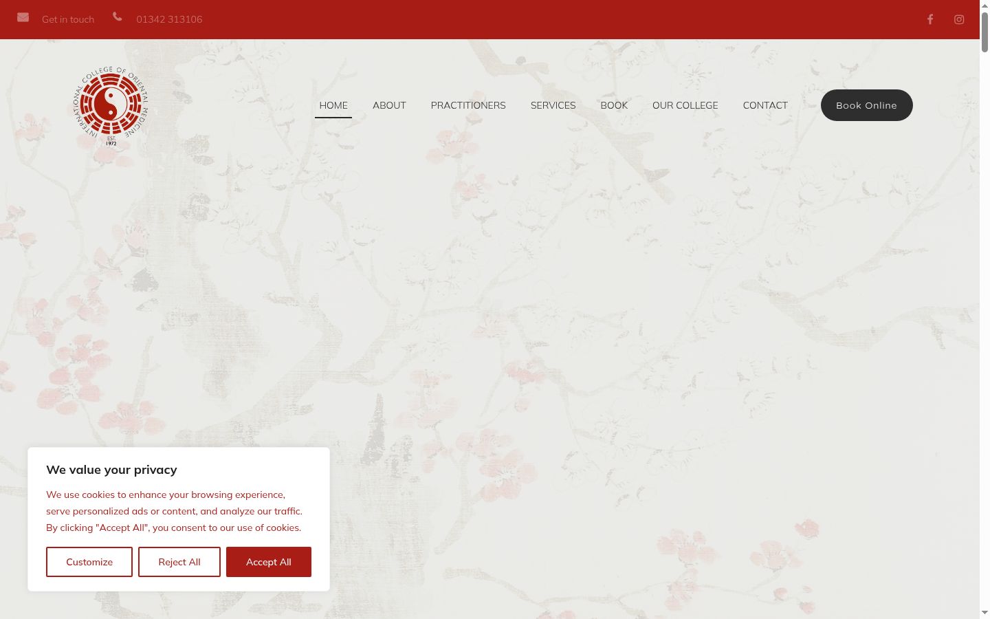 Screenshot tal-banner tal-kunsens muri qabel kwalunkwe interazzjoni