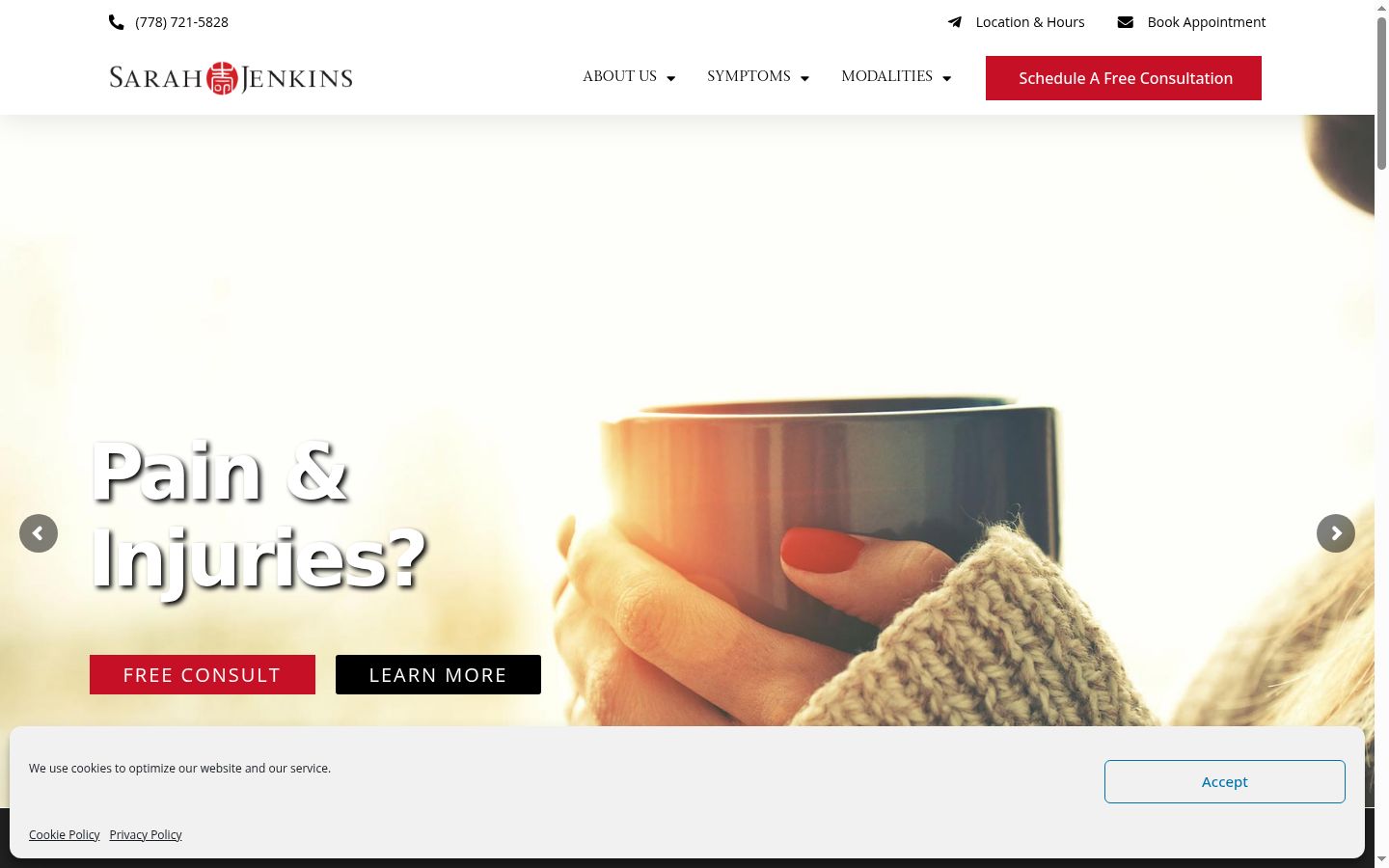 Screenshot des Einwilligungsbanners vor jeglicher Interaktion