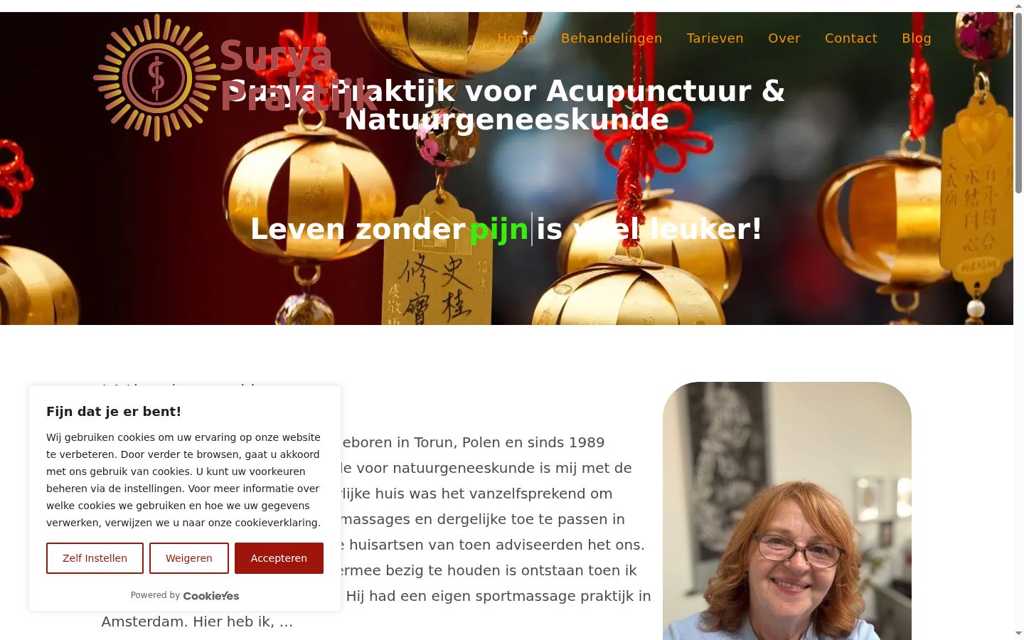 Screenshot tal-banner tal-kunsens muri qabel kwalunkwe interazzjoni