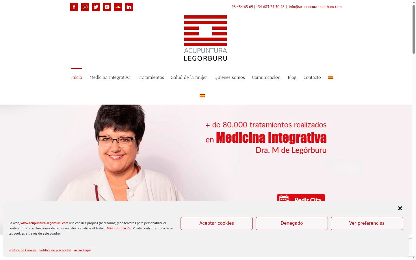 Screenshot tal-banner tal-kunsens muri qabel kwalunkwe interazzjoni