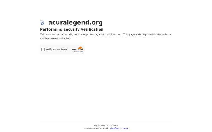 Screenshot of acuralegend.org