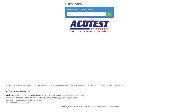 Screenshot of acutesteu.co.uk