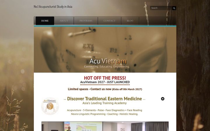 Ekraanipilt saidist acuvietnam.com