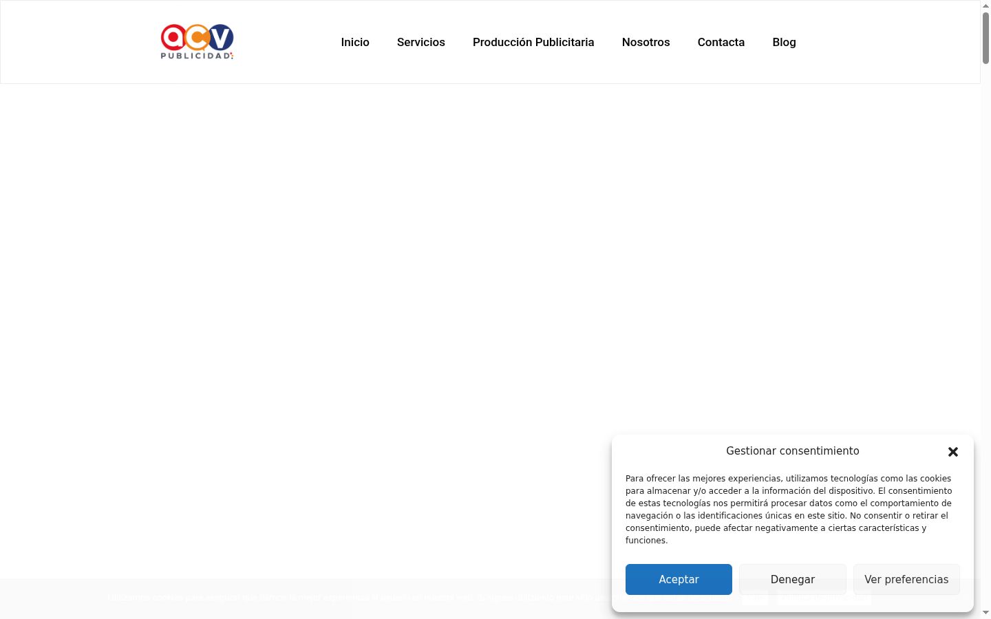 Capture d'écran de la bannière de consentement affichée avant toute interaction