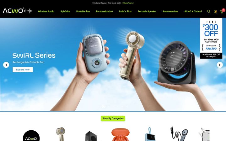 Screenshot of acwo.com