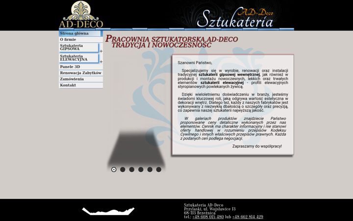 Screenshot of ad-deco.pl