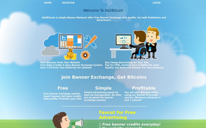 Képernyőkép: ad2bitcoin.com