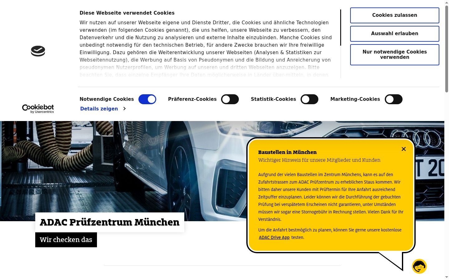 Sutikimo reklamjuostės, rodytos prieš bet kokią sąveiką, ekrano kopija