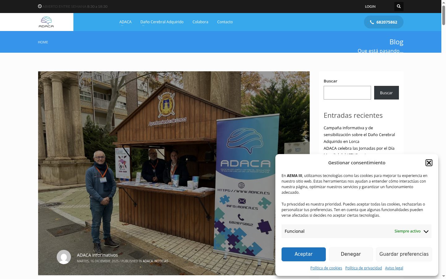Snímek obrazovky baneru souhlasu zobrazeného před jakoukoli interakcí