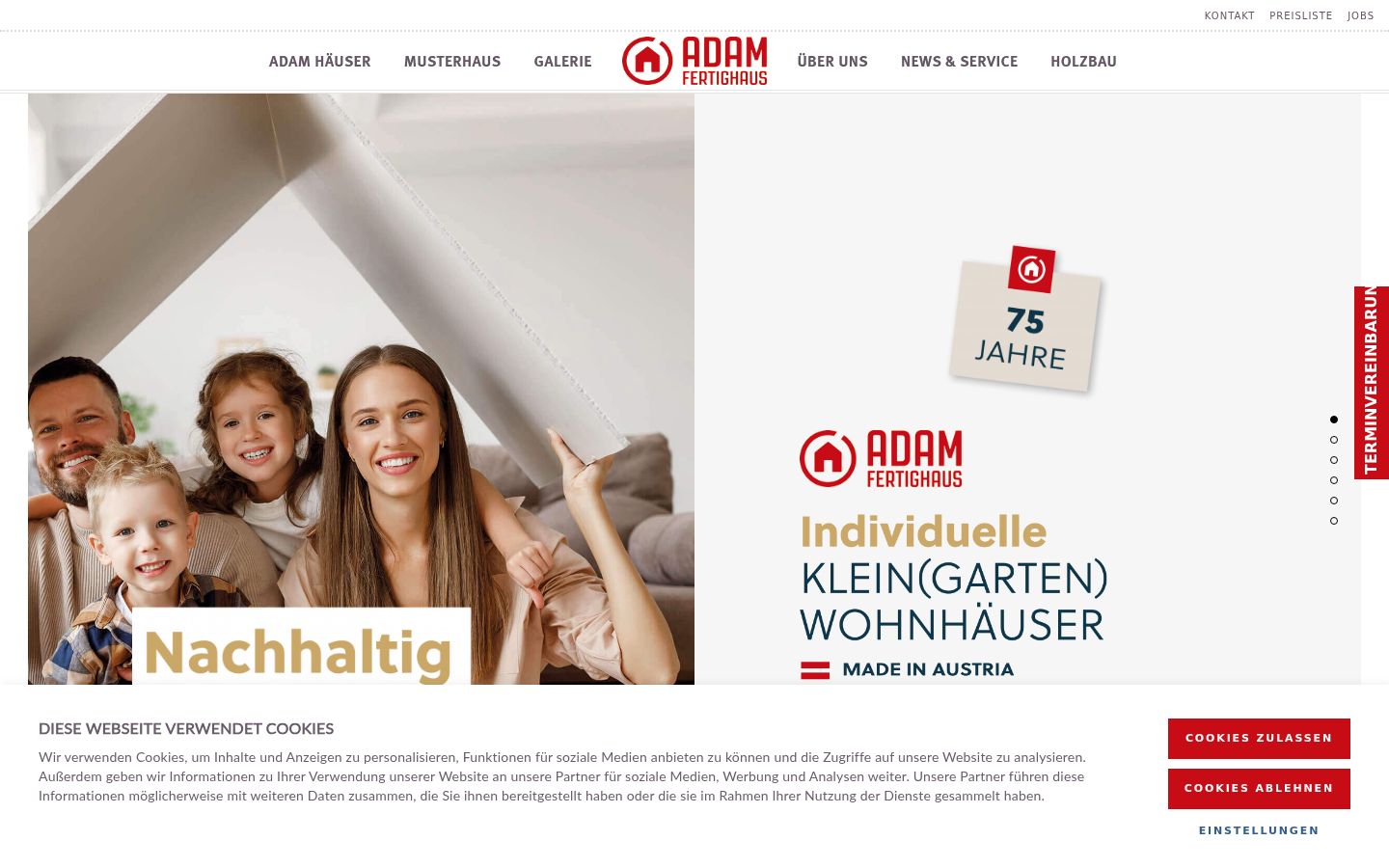 Screenshot tal-banner tal-kunsens muri qabel kwalunkwe interazzjoni