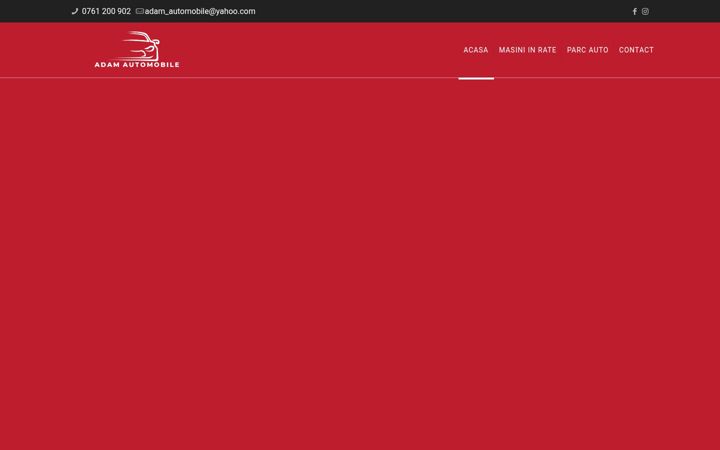 Screenshot of adamautomobile.ro