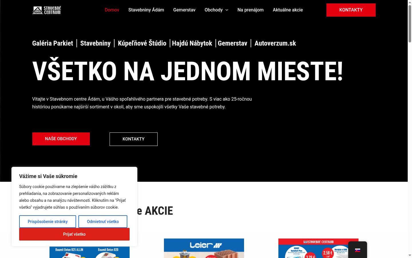 Sutikimo reklamjuostės, rodytos prieš bet kokią sąveiką, ekrano kopija
