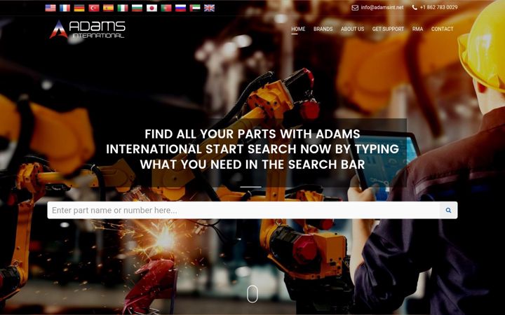 Screenshot of adamsllc.net