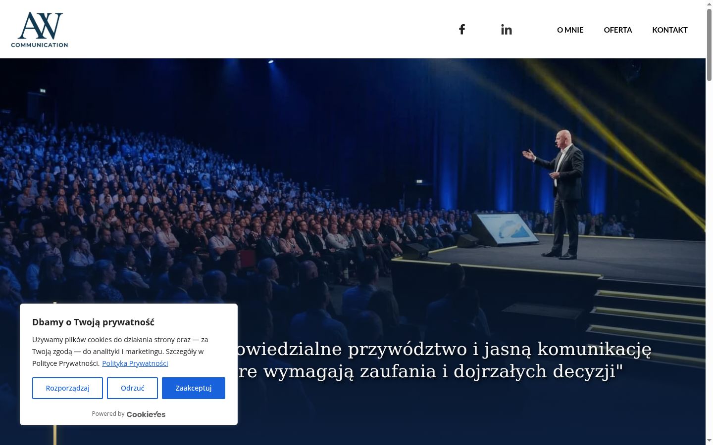 Snímka obrazovky banera súhlasu zobrazeného pred akoukoľvek interakciou