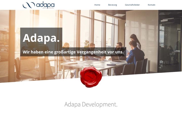 Screenshot of adapa.dev