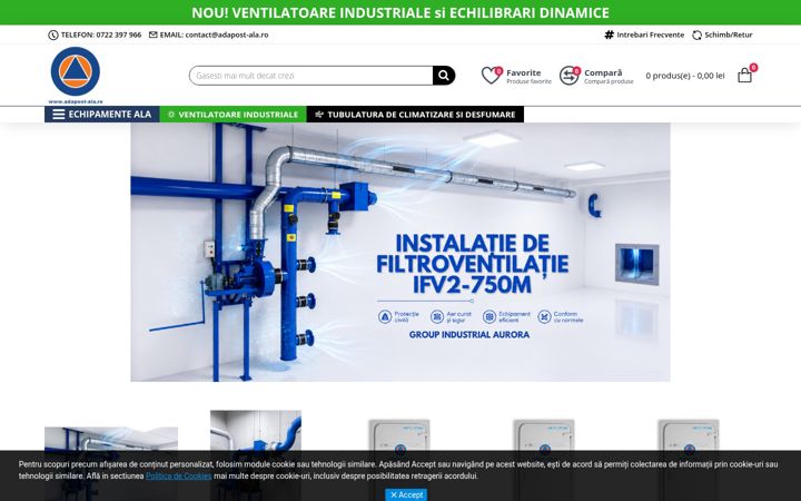 Captura de pantalla de adapost-ala.ro