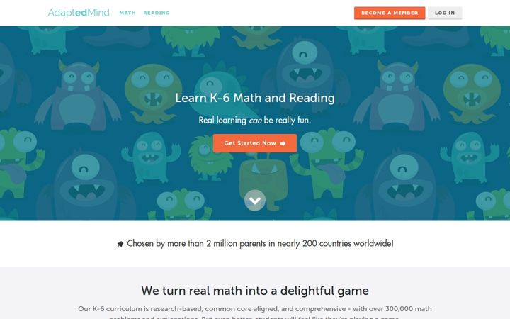 Screenshot of adaptedmind.com