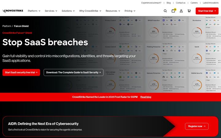 Screenshot of adaptive-shield.com