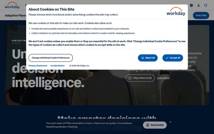 Screenshot of adaptiveinsights.com