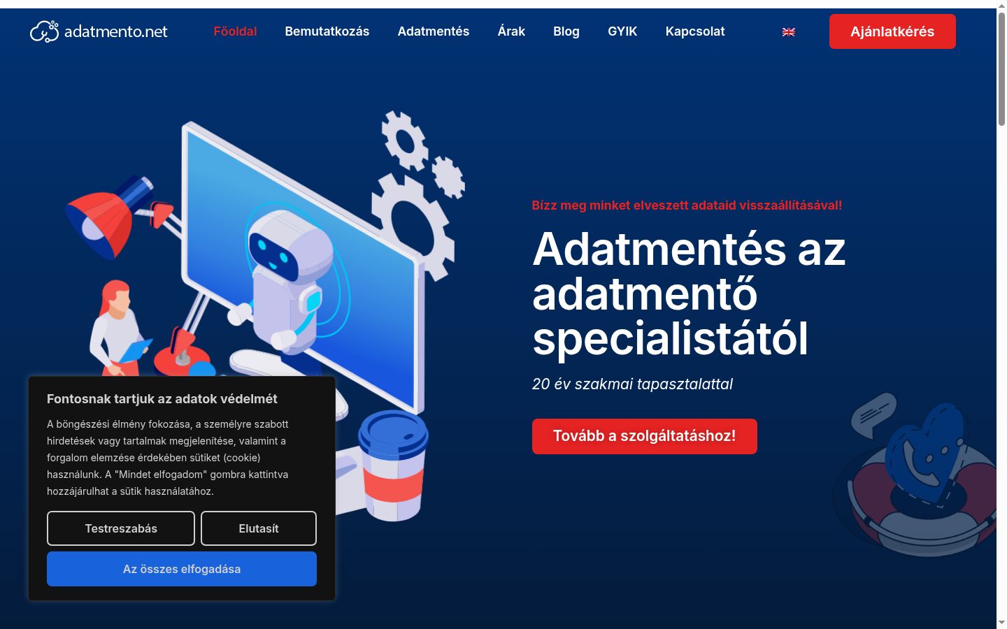 Captura de pantalla del banner de consentimiento mostrado antes de cualquier interacción