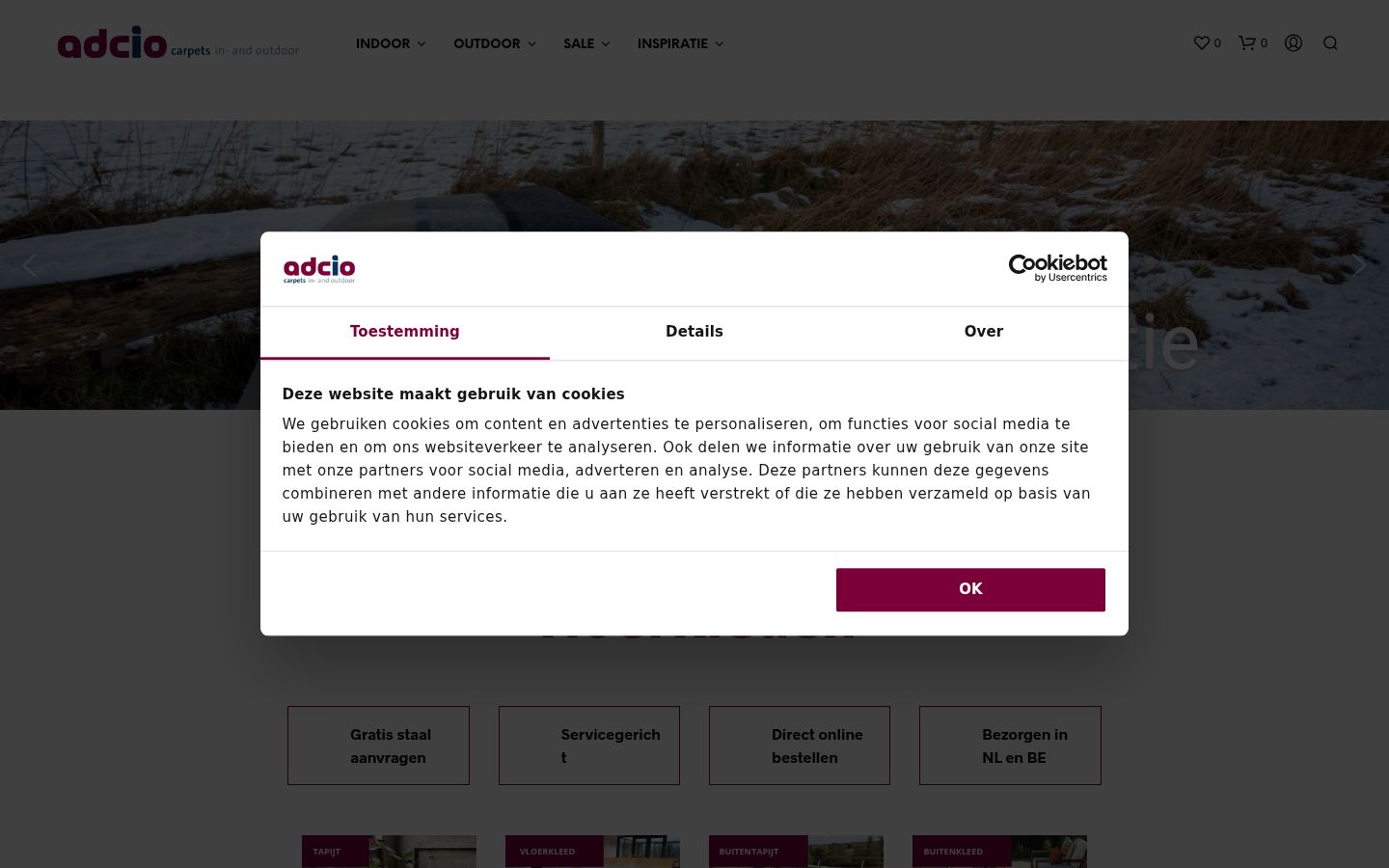 Screenshot tal-banner tal-kunsens muri qabel kwalunkwe interazzjoni