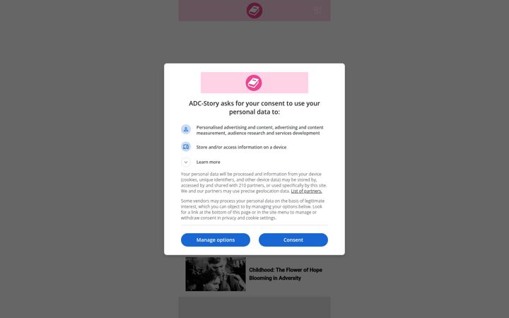 Screenshot of adcloud-story.com
