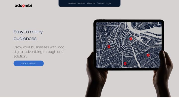 Screenshot of adcombi.com