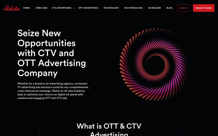 Screenshot of adctv.com
