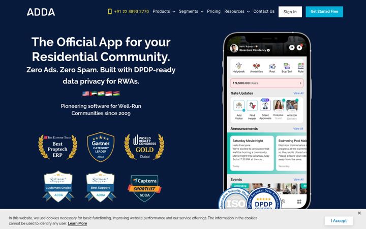 Screenshot of adda.io