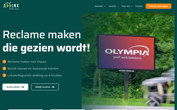 Zrzut ekranu addink-media.nl