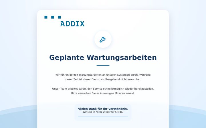 Skjámynd af addix.net