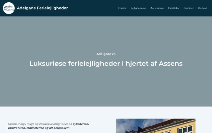 Screenshot of adelgadeassens.dk