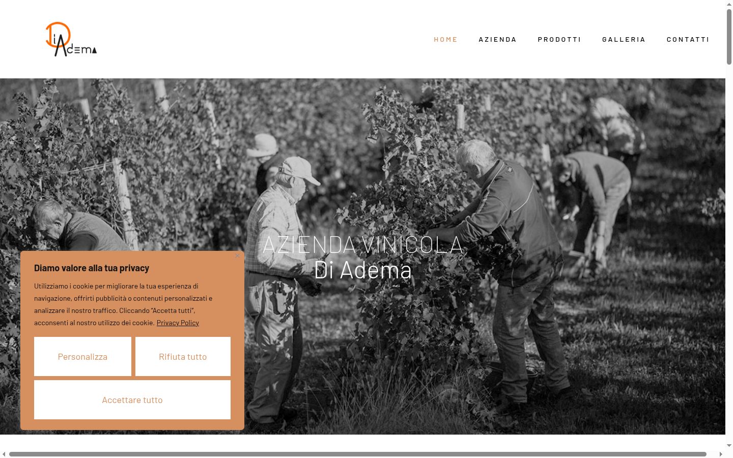 Screenshot tal-banner tal-kunsens muri qabel kwalunkwe interazzjoni