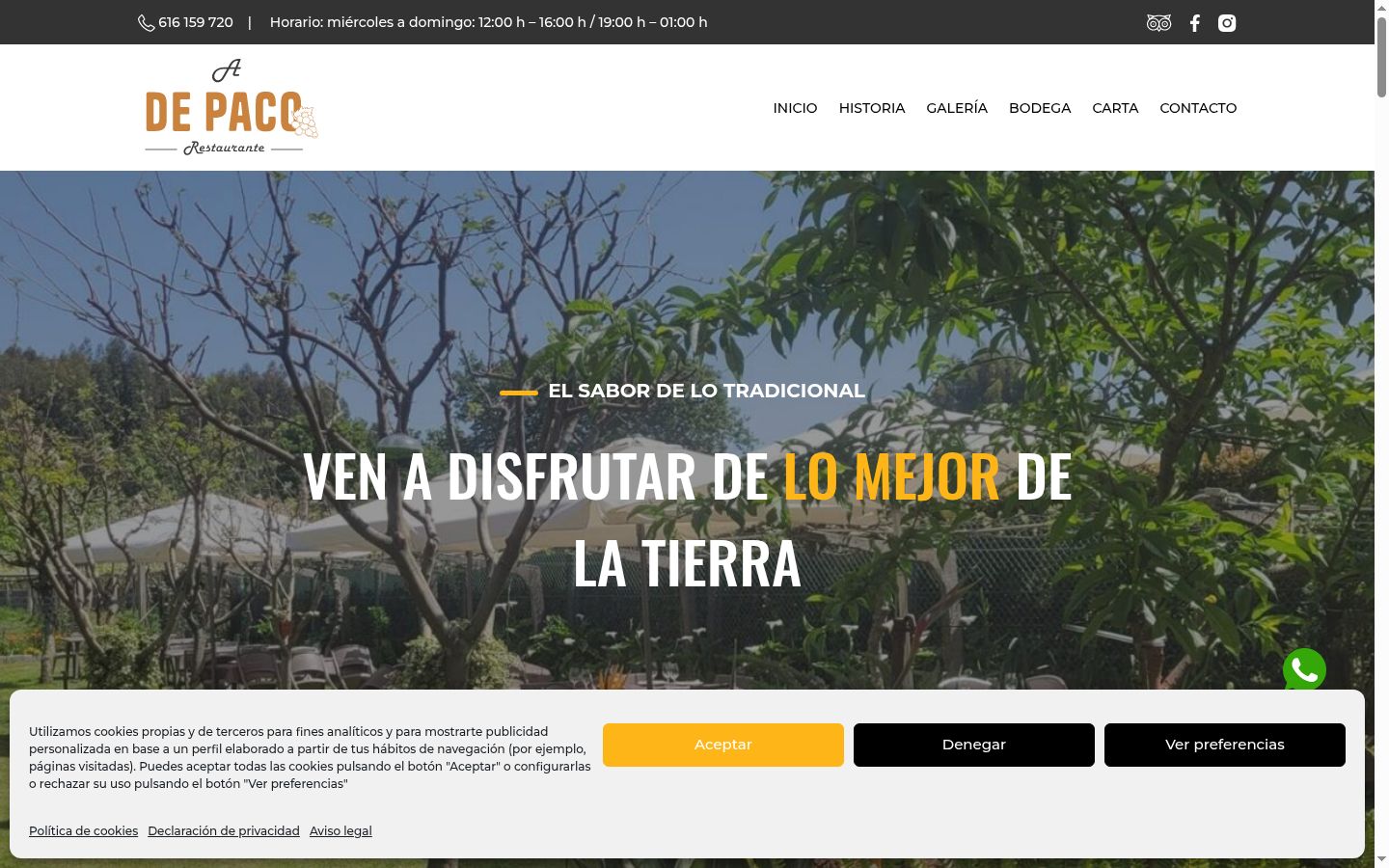 Screenshot tal-banner tal-kunsens muri qabel kwalunkwe interazzjoni