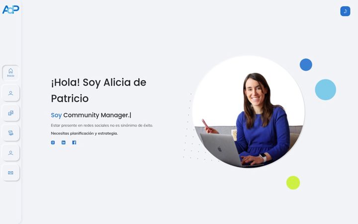 Screenshot of adepatricio.com