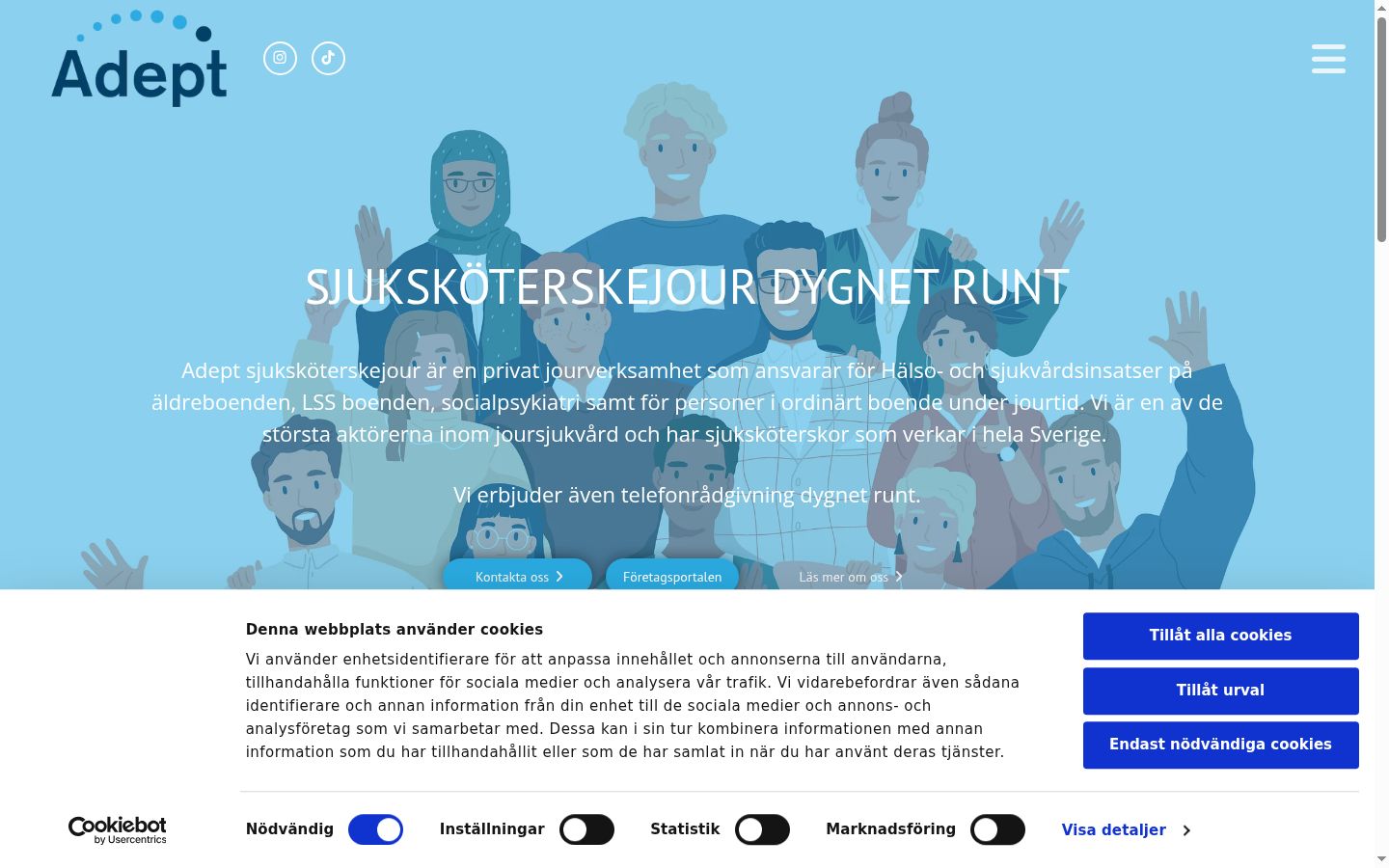 Snímek obrazovky baneru souhlasu zobrazeného před jakoukoli interakcí