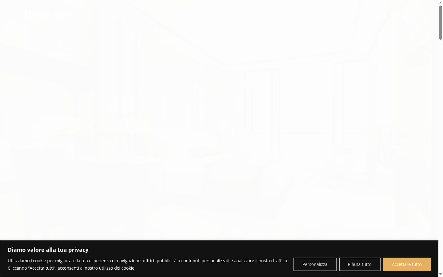 Screenshot του banner συγκατάθεσης που εμφανίστηκε πριν από οποιαδήποτε αλληλεπίδραση