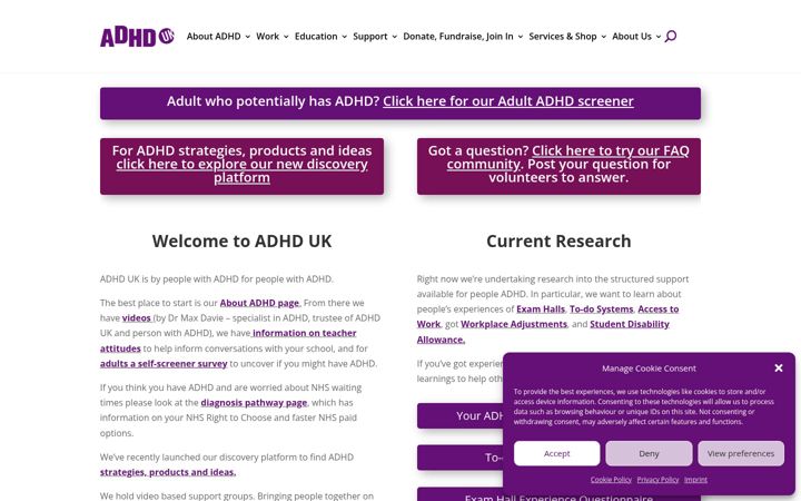 Screenshot του adhduk.co.uk