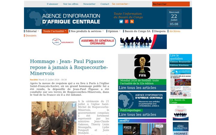 Screenshot of adiac-congo.com