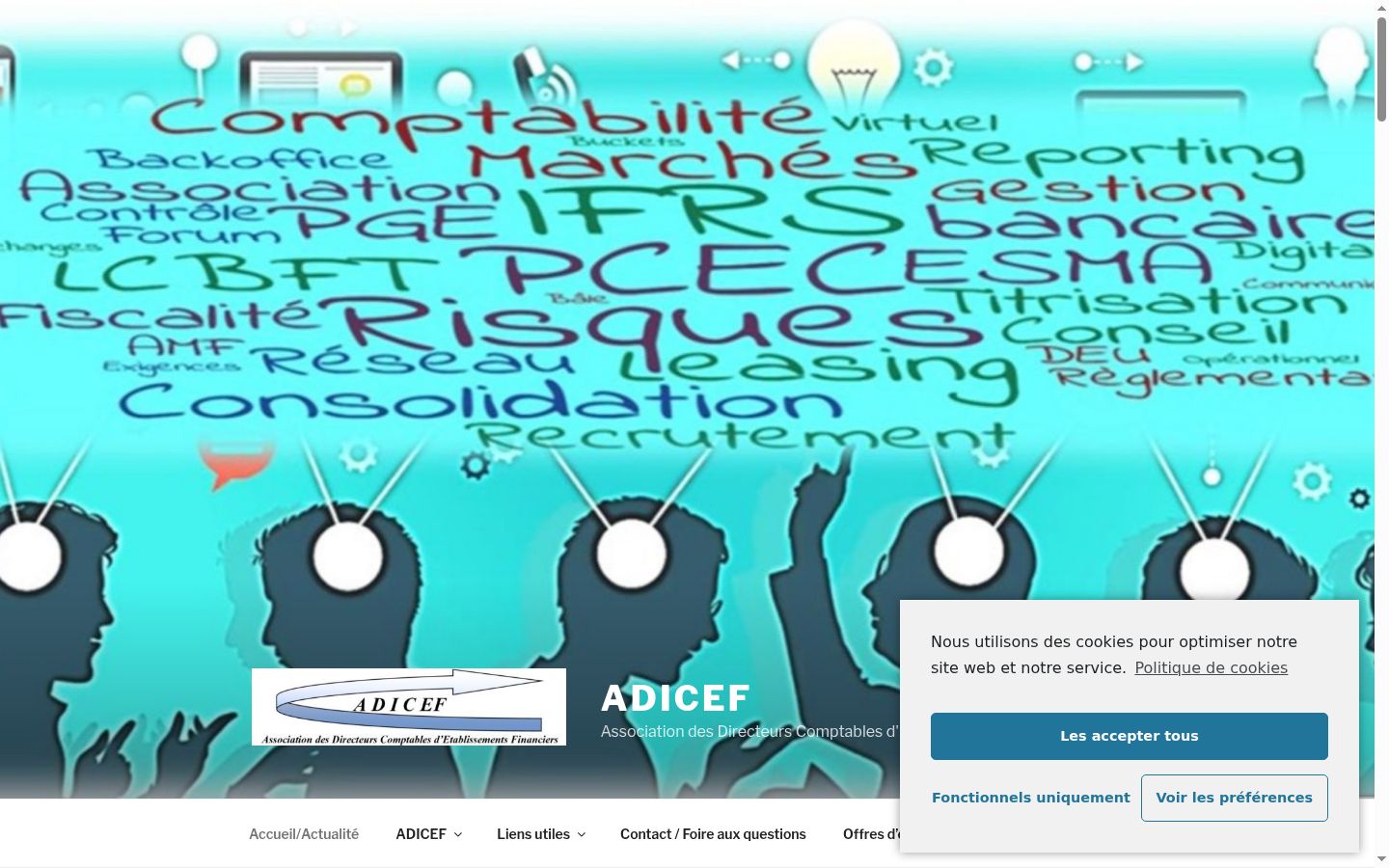 Screenshot des Einwilligungsbanners vor jeglicher Interaktion