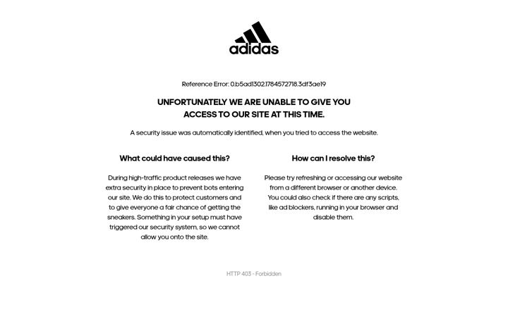 Screenshot of adidas.ae