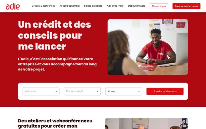 Screenshot of adie.org