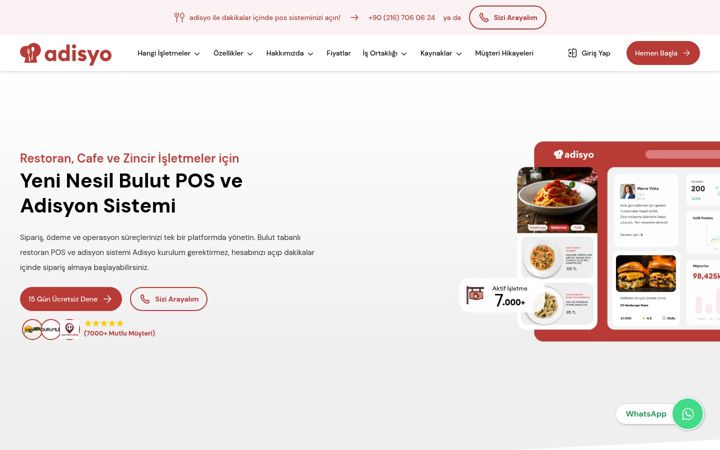 Screenshot of adisyo.com